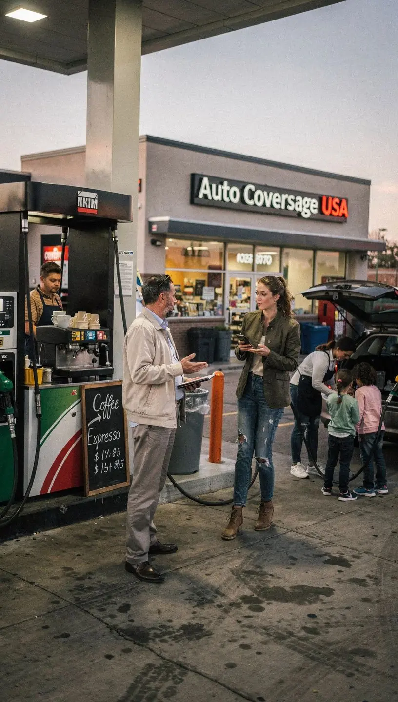 Страховка автомобиля с изображением счастливого водителя за рулем.